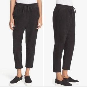 Vince suede drawstring pant